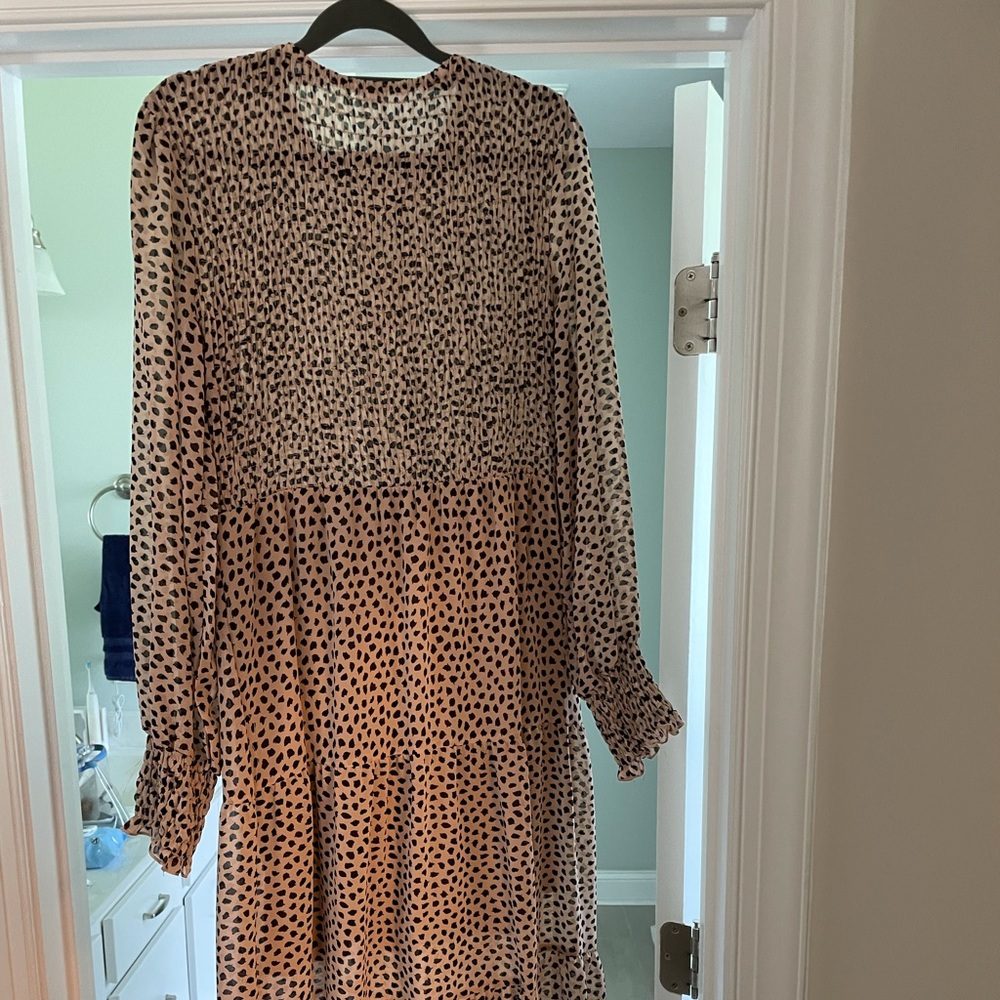 Brand new printed midi dress!